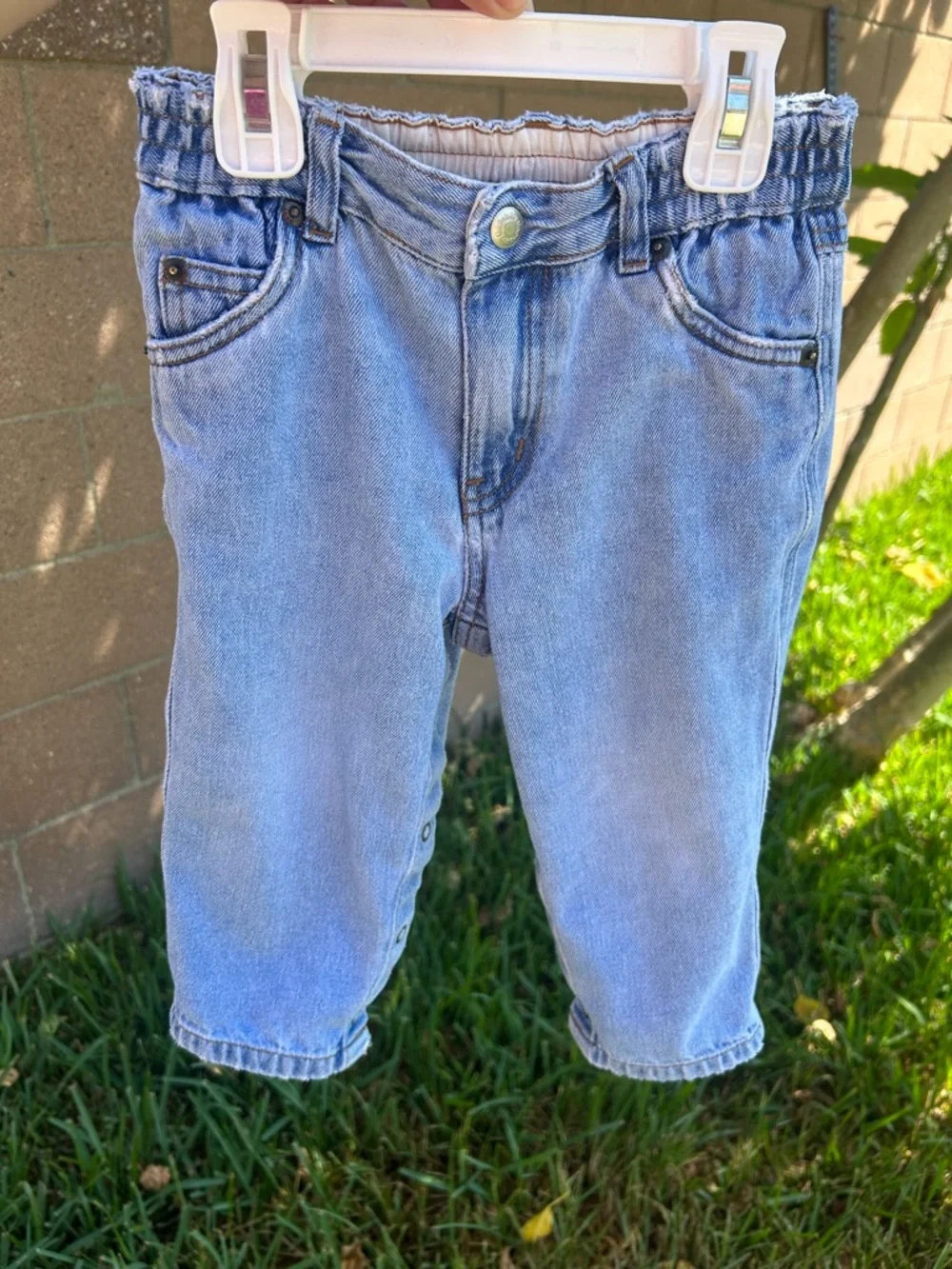 Vintage gap Light Blue Elastic Waist Denim Jeans